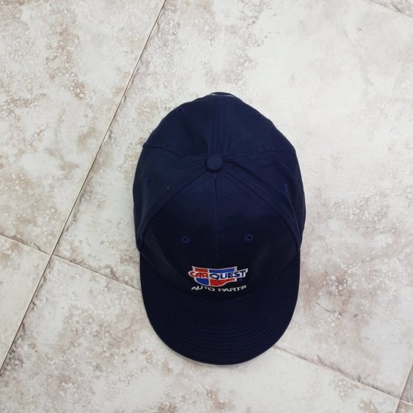 Adjustable Button Top Car Quest Cloth 6 Panel Metal Slide Strapback Ball Cap Hat - Picture 4 of 13